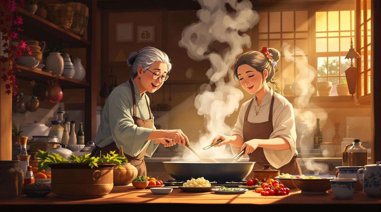 日语短句 外婆的菜谱 第16话，外婆的菜谱治愈短剧最新话
