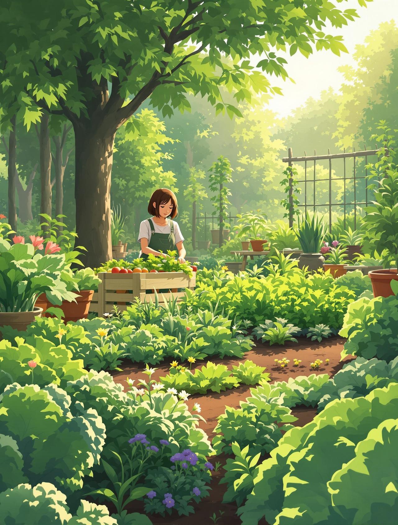 日语短句 小满的菜园 - 节气生活美学,美食物语治愈短剧排行榜